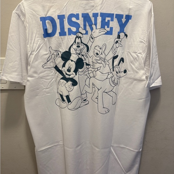 Adult's Disney White Tee with Mickey & Friends Graphic - Picture 2 of 8